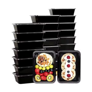 Microwave Food Container Plastic Lunch Boxes Black Plastic Lunch Box Wholesale Biodegradable Plastic Lunch Box - Image 3