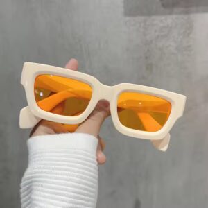 DL GLASSES Sunglasses from China Unique OEM Custom New Fashion Glasses Sun Shades Square Thick Frame Mens Eyewear 2024 - Image 4