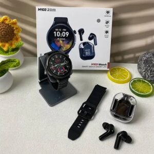 M103 Smart Watch 2 in1 TWS Earphone Set Smart watch Wireless Earbuds Air31 Fitness Tracker M103 Smart Watch Suit For Men Women - Image 1