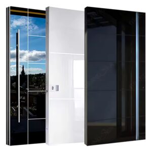 New Design And Hot Sale Custom Made Modern Wooden Pivot Entry Luxurious Doors with Factory Price - Image 4