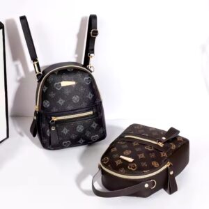 Style Heart Shape School Student Phone Certificate PU Bag Leather Backpack - Image 3
