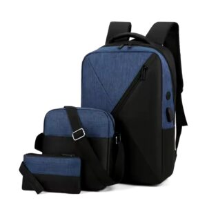 3pcs in 1 Travel Bag Women Men Business Laptop Backpack Teenagers Girls Boys School Bags - Image 4