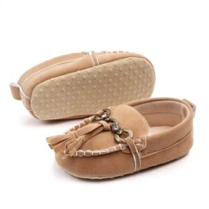 New Arrival Anti-slip Handmade Baby Loafers Infant Toddler Boys Girls Prewalker Moccasin Crib Shoes - Image 6