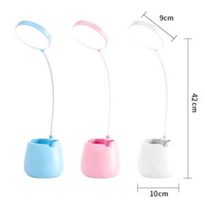 Table Lamp Protection Learning Light LED Rechargeable Plug in Student Dormitory Artifact Children's Vision Reading - Image 6