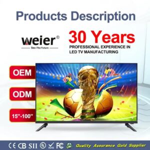 Weier TV factory Smart Led Tv Full Hd 55inch SKD/CKD TV accessories television - Image 4
