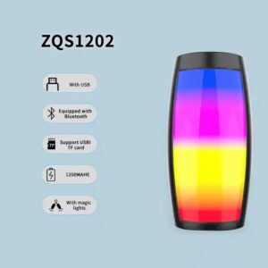 Portable Wireless gaming Speaker with Mixed Colorful LED Lights Multifunction Outdoor Party smart Speaker - Image 5