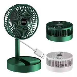 Mini USB Fan Portable Desktop Office Household Foldable Telescopic Fan - Image 2