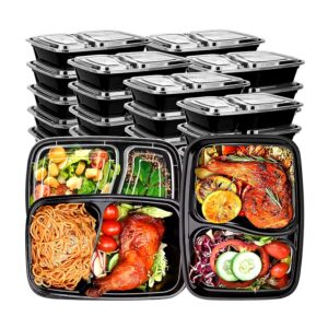 Microwave Food Container Plastic Lunch Boxes Black Plastic Lunch Box Wholesale Biodegradable Plastic Lunch Box - Image 1