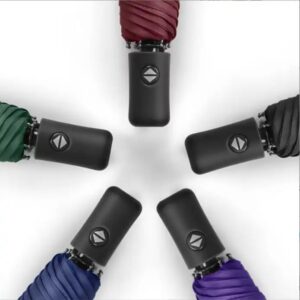 Premium High-End New Material 8 Bone Automatic Portable Red 21 Inch Purple Umbrella - Image 4