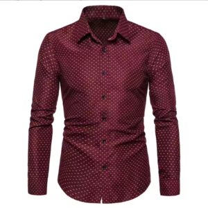 Men's long sleeve thin shirt Business shirt men's base shirt - Image 5