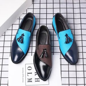 New Men Shoes Men Business Formal Plus-Size Casual Shoes Trend British Leather Shoes - Image 4