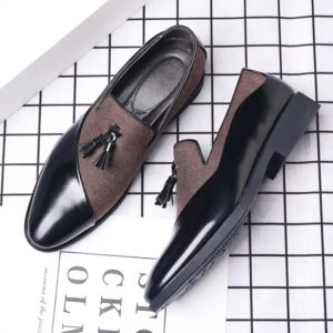 New Men Shoes Men Business Formal Plus-Size Casual Shoes Trend British Leather Shoes - Image 1