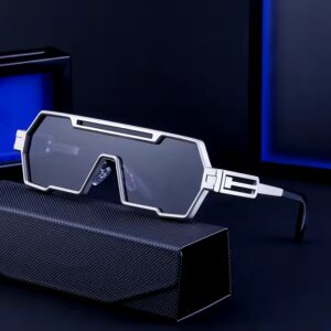 Retro Steampunk Sunglasses Brand Designer Wholesale Square Metal Frame Sun Glasses UV400 Eyewear 2024 - Image 5