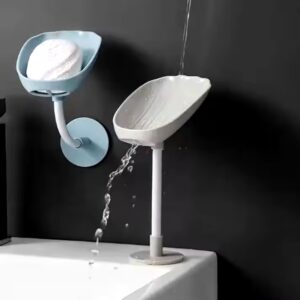 Wall-mounted countertop dual-purpose adjustable shell drain soap dish - Image 7