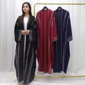 Muslim Women Dubai Muslimah Niqab Embroidery Khimar Burqa Middle East Jubah Dresses Abaya With Hijab - Image 3