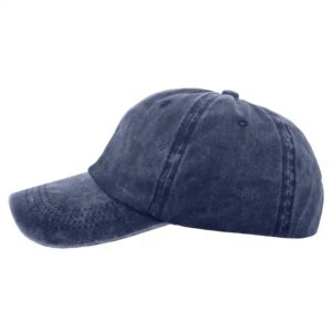 Womens Vintage Washed Distressed Baseball-Cap with High Ponytail Hole Sport Golf Hat Dad Hat - Image 4