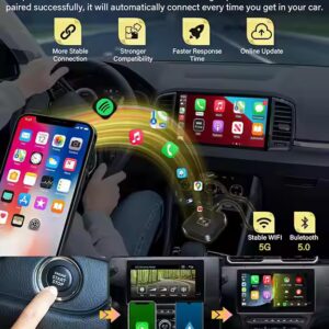 Original car screen wired CarPlay/Android Auto to wireless CarPlay/Android Auto CarPlay Ai Box - Image 4
