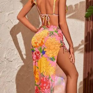 Mature Women Bikini Bathing Suit Swimsuit Beach Cover Ups Swimwear Beachwear - Image 6
