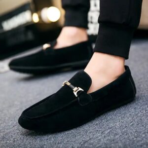 New Lazy Men's Shoes Trendy Shoes Leather Shoes Big Size - Image 5