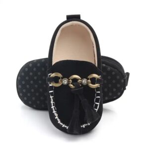 New Arrival Anti-slip Handmade Baby Loafers Infant Toddler Boys Girls Prewalker Moccasin Crib Shoes - Image 5