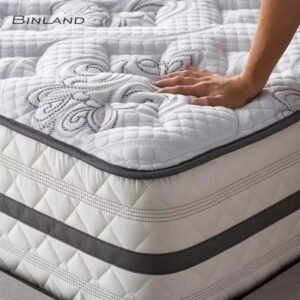 Bonnel/Pocket Spring Hybrid Memory Foam Mattress Natural Latex Orthopedic Foam Compressed Mattress - Image 5