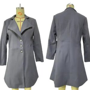 Mid-length Korean Version Wool Lapel Thin Winter Coat Solid Color Slim Ladies Woolen Coats For Women - Image 6
