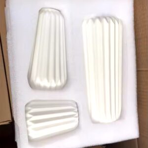 Modern creative 3-piece set white ceramic vase for home decor centerpieces decor - Image 7