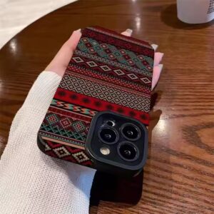 Newest National Pattern Printing TPU Artificial Leather Mobile Phone Cover Case For Iphone 7 8 X Xr Xs 11 12 13 14 15 16 Pro Max - Image 4