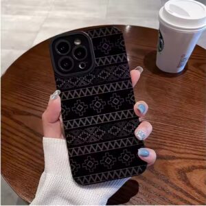 Multiple Styles Line Printing TPU Artificial Leather Mobile Phone Cover Case For Iphone 6 7 8 X Xr Xs 11 12 13 14 15 16 Pro Max - Image 3