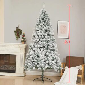 White Christmas Tree 2.4M/2.1/1.8/1.5/1.2m New Year Decoration Christmas Artificial Flocking Tree/ - Image 4