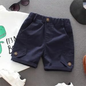 Wholesale New Boutique Summer Children Kids Outwear Casual Pockets Baby Boy Shorts - Image 3