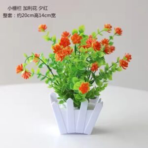 Artificial plants mini potted plants small green decoration indoor family farmhouse aesthetics bedroom shelf desk bathroom - Image 7