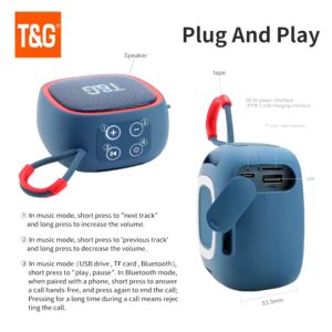 TG659 Mini Wireless Powerful Bluetooth Speaker TWS Bluetooth 5.3 Sound Box HIFI Loudspeaker Support TF Card Radio - Image 6