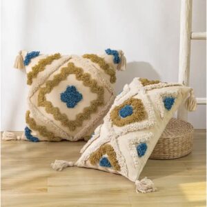 Plush Pillowcase Bohemian Embroidery Cushion Cover Hotel Office Sofa Decoration Pillow Cover - Image 3