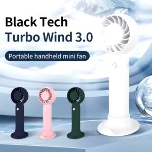 Portable High-Speed Mini Turbo Fan Rechargeable USB Charging Electric Handheld Fan Cheap Portable Mini Fan - Image 7
