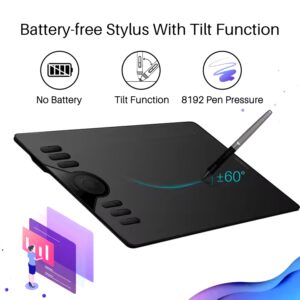 huion industrial digital drawing pad pen graphic tablet electronic writing tablet pc - Image 5