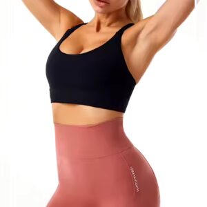 Fitness shorts Slim slim high waist hip Yoga shorts Tights Running pants - Image 5