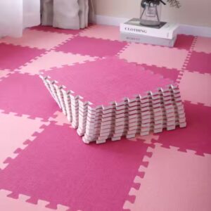 Wood Grain Puzzle Mat Foam Cotton and linen Play Splicing Thicken Soft Modern Floor Rug Living Room Crawling Carpet - Image 6