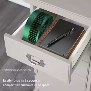 Mini USB Fan Portable Desktop Office Household Foldable Telescopic Fan - Image 4
