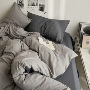 Washable cotton Soft warm brushed quilt 4pcs sets for bedding duvet cover bedsheet - Image 7