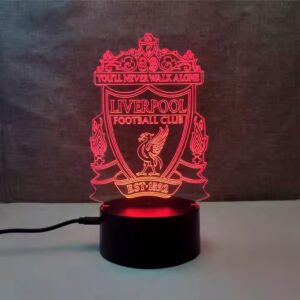 Night Light Lamp Football Club Night Light for Home Decor New Design High Quality 3d LED 50 Bedroom Acrylic Modern Touch Sensor - Image 4