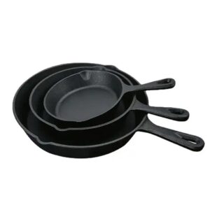 Cast Iron Pots And Pans Cast Iron Cookware Manufacturer Cast Iron Outdoor Camping Cookware Set - Image 4