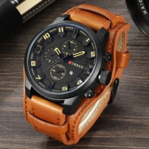 Casual Top Brand Luxury Mens Watches Date Sport Clock Leather Strap Quartz Business Men Watch For Men - Image 3