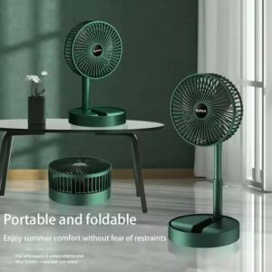 Mini USB Fan Portable Desktop Office Household Foldable Telescopic Fan - Image 7