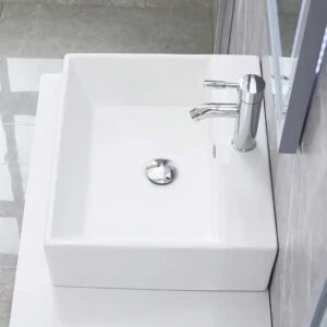 vanities High Bathroom bathroom vabity sink Ceramic Counter Top Rectangular Wash Basin ceramic basin manufacturers - Image 6