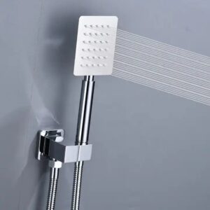 Wall Mount Rainfall Shower Faucet Set Chrome Bathroom Waterfall System bathroom shower faucet Concealed shower set - Image 4