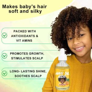 Hair Growth Support Scalp Nourishment Kids Hair Oil For Girls and Boys - Image 4