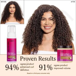 Frizz Control Curl Defining Cream for Wavy Curly Hair Curl Cream - Image 6