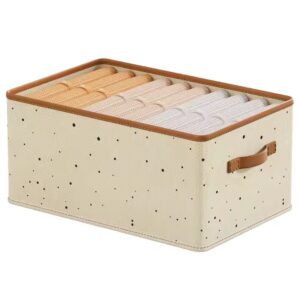 New Closet Organizers for Clothes Storage Foldable Storage Boxes with Lids Fabric Clothes Organizer with Handle - Image 7