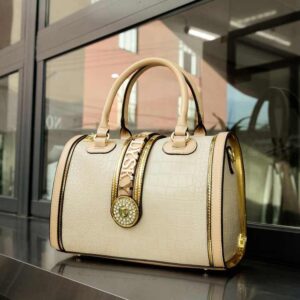 Ladysky Fashion handbag for women large capacity female bag top product ladies bag with metal letter - Image 1